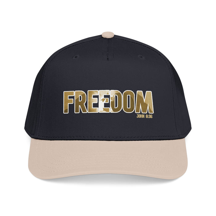 Freedom Embroidered Baseball Cap — Vintage Distressed Military-Inspired Hat