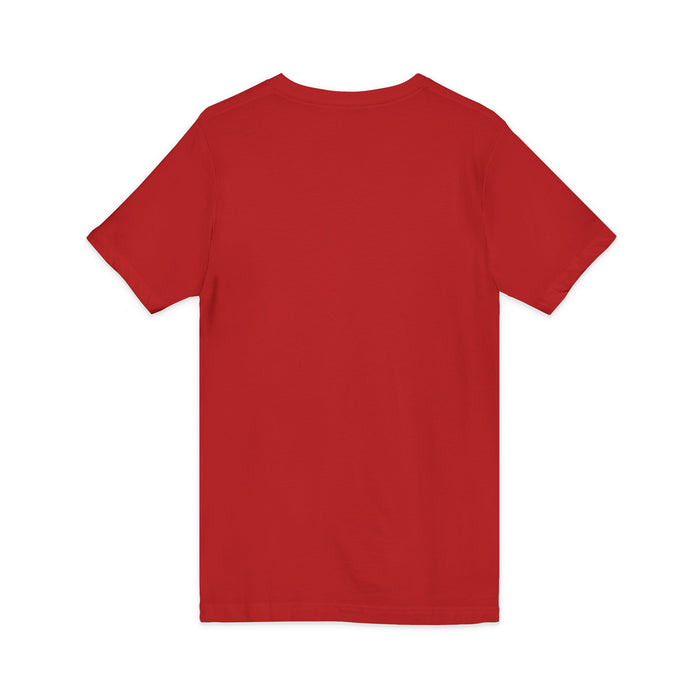 Christian V-Neck Tee "Christ Lives In Me" – Faith Heart T-Shirt