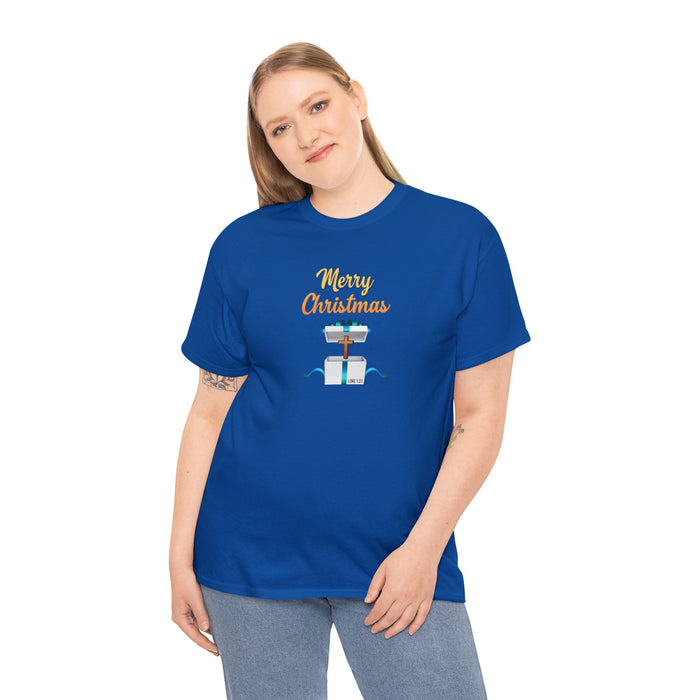 Merry Christmas Women Unisex Heavy Cotton Tee