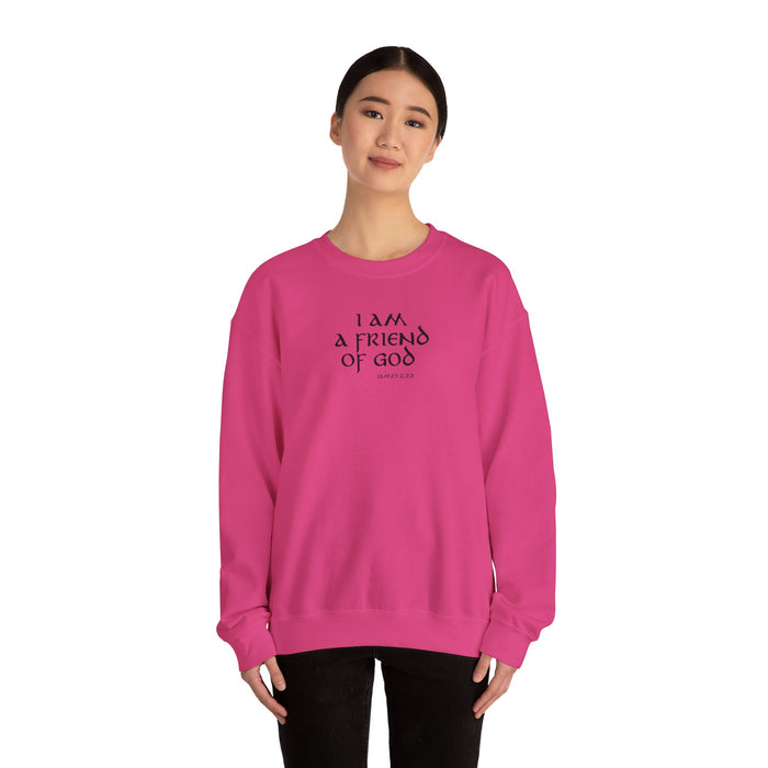 I Am A Friend Of God Women Unisex Heavy Blend™ Crewneck Sweatshirt