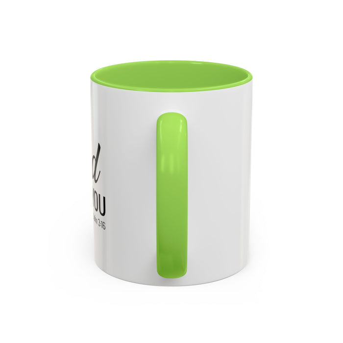 God Loves You Mug — Christian Coffee Cup (John 3:16)