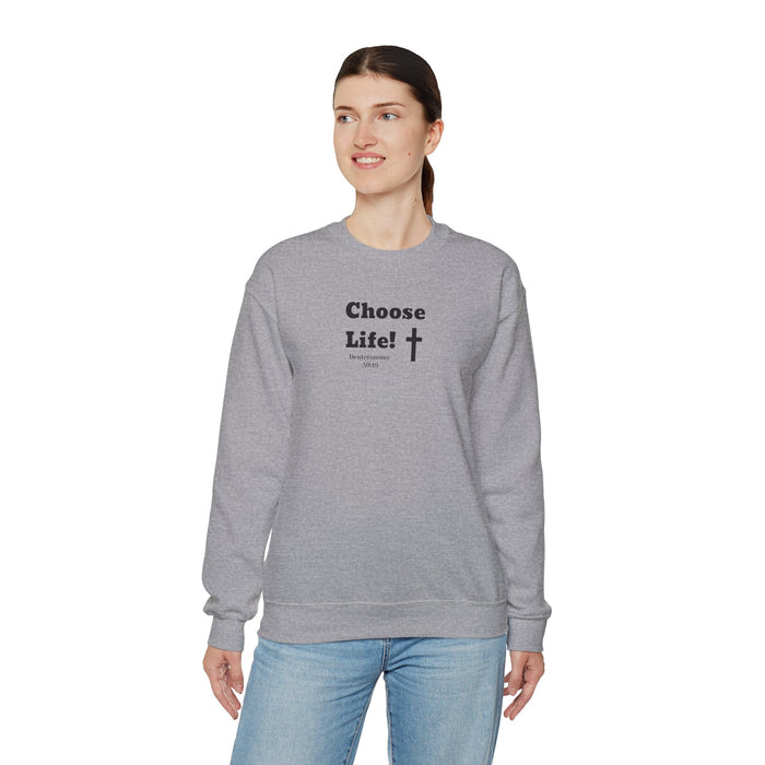 Choose Life 2.0 Men Unisex Heavy Blend™ Crewneck Sweatshirt