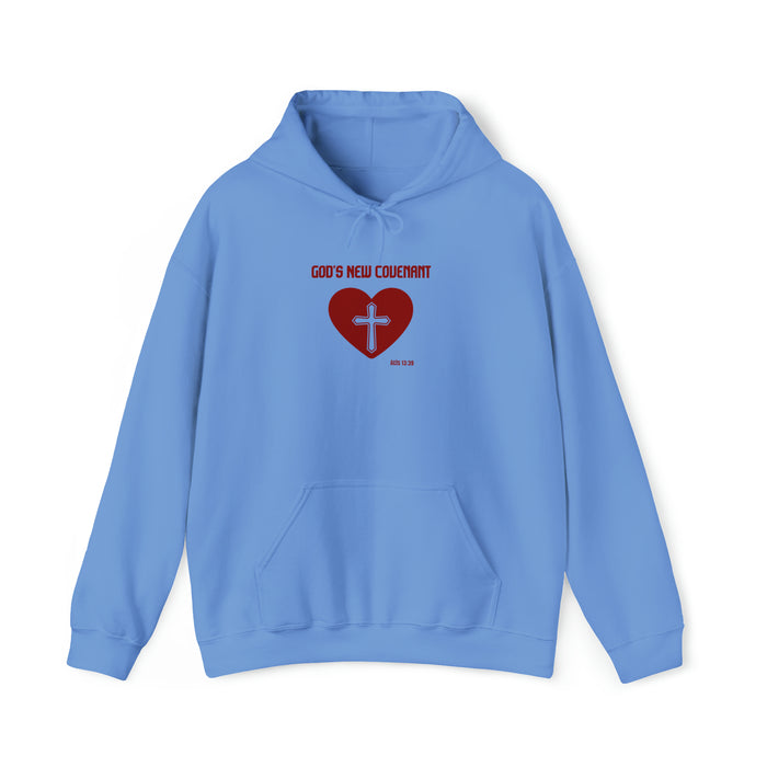 God’s New Covenant Unisex Heavyblend Hooded Sweatshirt