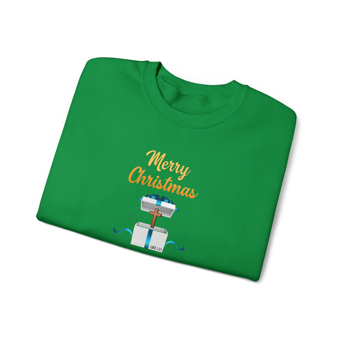 Merry Christmas Women Unisex Heavy Blend™ Crewneck Sweatshirt