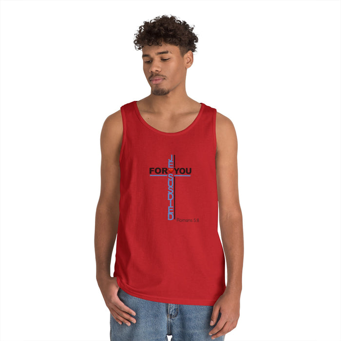 Jesus Died For You Men’s Unisex Heavy Cotton Tank Top