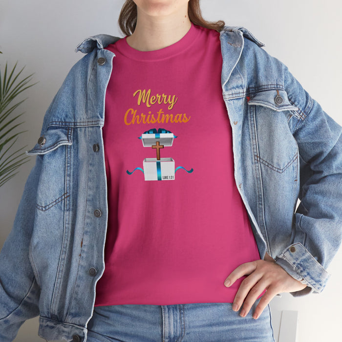 Merry Christmas Women Unisex Heavy Cotton Tee