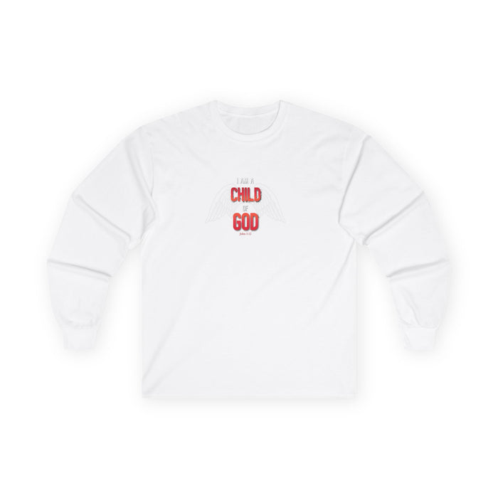 I Am a Child of God Long Sleeve Men’s Ultra Long Tee