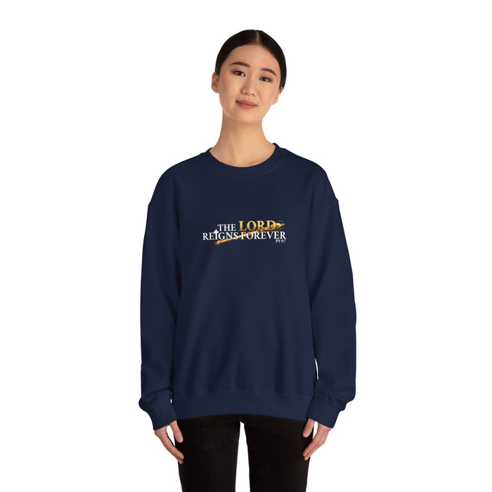 The Lord Reigns Forever Men’s Unisex Heavy Blend™ Crewneck Sweatshirt