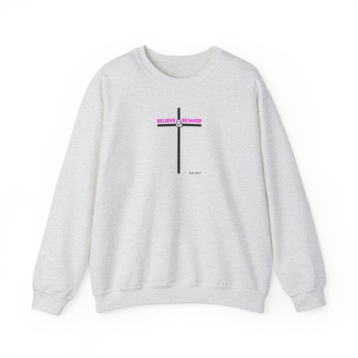 Believe & Be Saved 2.0 Women Unisex Heavy Blend™ Crewneck Sweatshirt