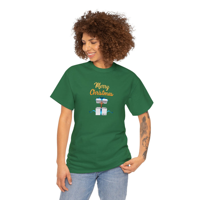 Merry Christmas Women Unisex Heavy Cotton Tee