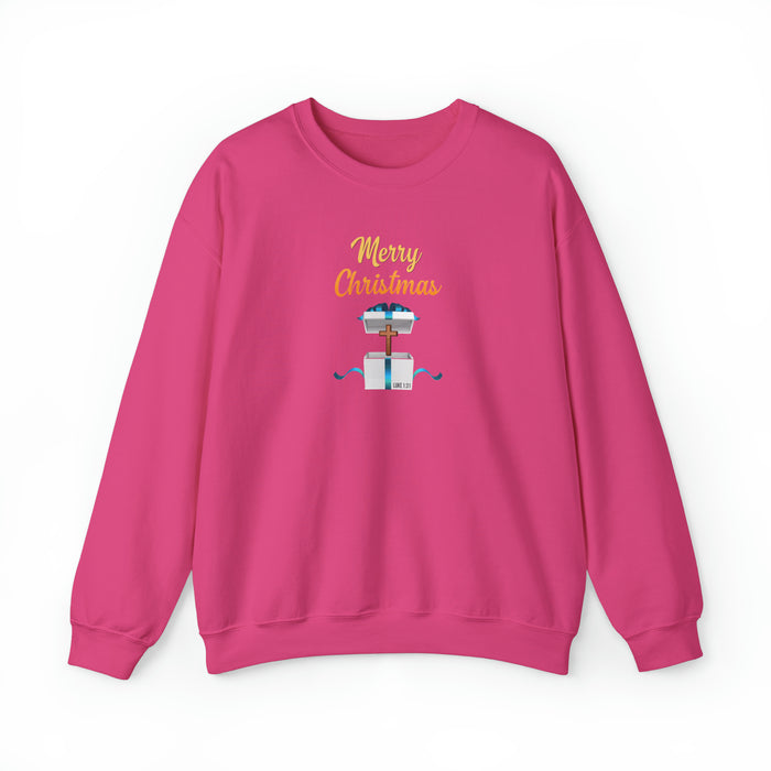 Merry Christmas Women Unisex Heavy Blend™ Crewneck Sweatshirt