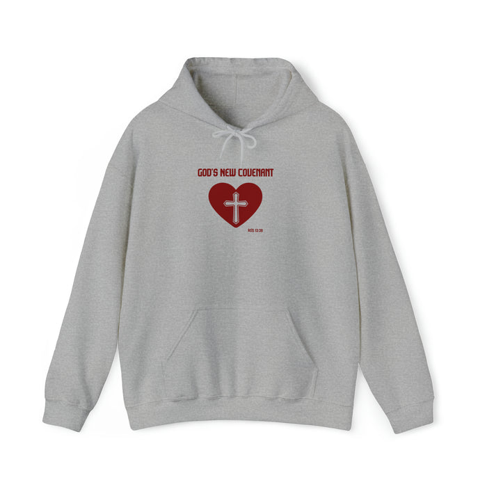 God’s New Covenant Unisex Heavyblend Hooded Sweatshirt