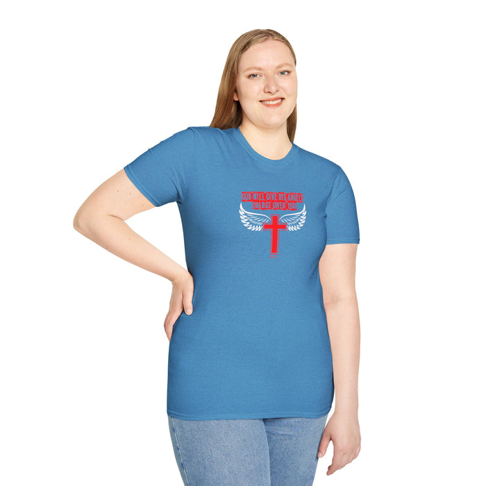 God Will Give His Angels Charge Over You Women’s Unisex Softstyle T-Shirt