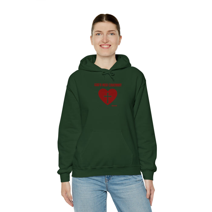 God’s New Covenant Unisex Heavyblend Hooded Sweatshirt