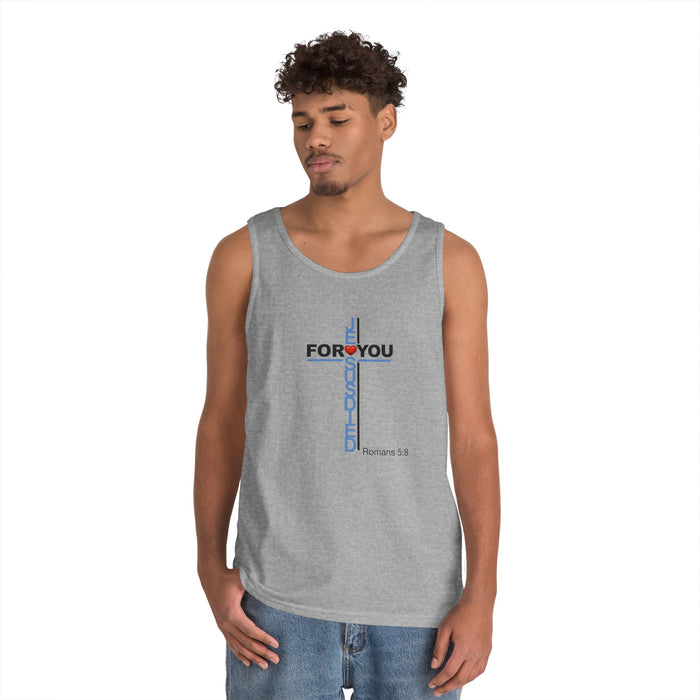 Jesus Died For You Men’s Unisex Heavy Cotton Tank Top