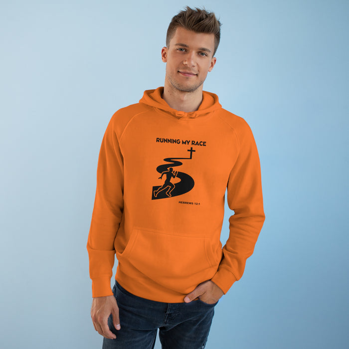 Running My Race Men's Unisex Supply Hoodie