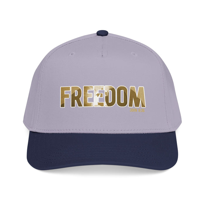 Freedom Embroidered Baseball Cap — Vintage Distressed Military-Inspired Hat