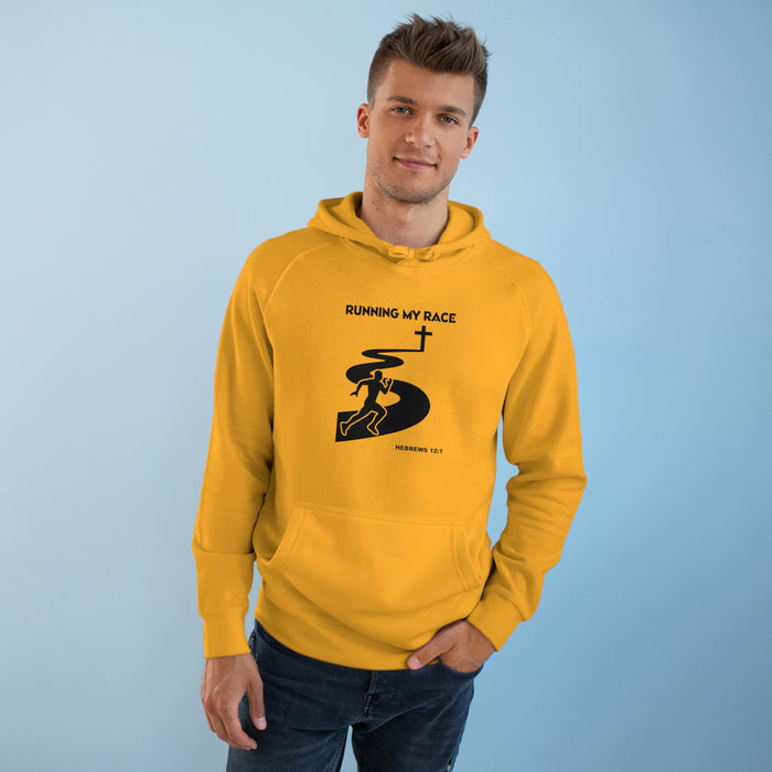 Running My Race Men's Unisex Supply Hoodie