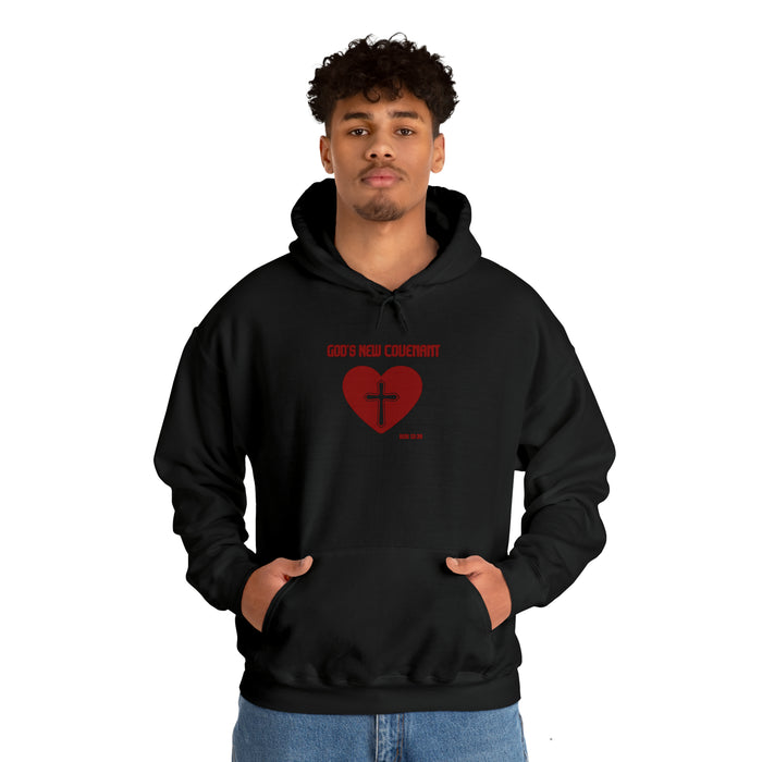 God’s New Covenant Unisex Heavyblend Hooded Sweatshirt