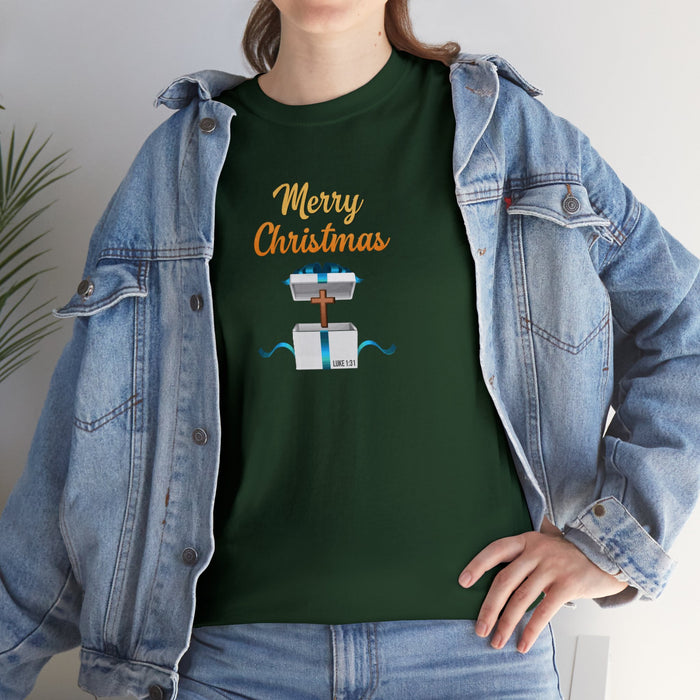 Merry Christmas Women Unisex Heavy Cotton Tee