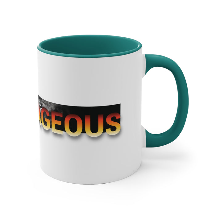 Be Courageous 11oz Accent Mug