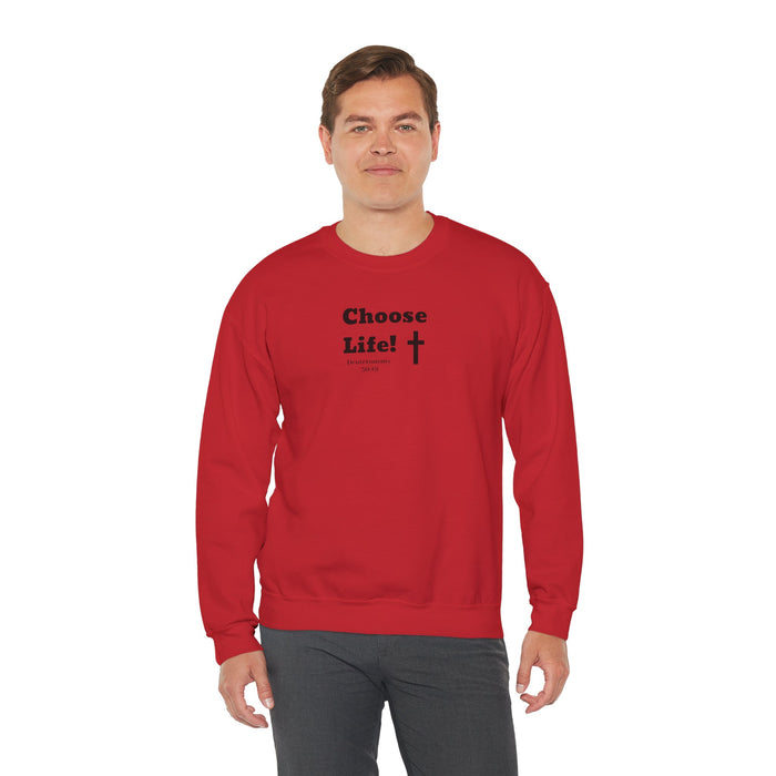 Choose Life 2.0 Men Unisex Heavy Blend™ Crewneck Sweatshirt