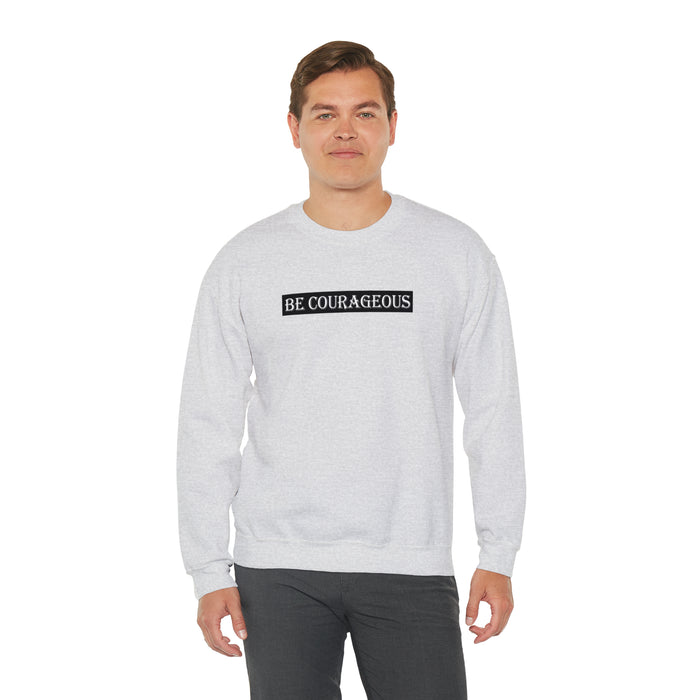 Be Courageous Men Unisex Heavy Blend™ Crewneck Sweatshirt