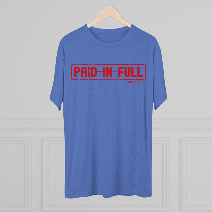 Paid In Full T‑Shirt — Christian Faith Romans 6:23 Tee