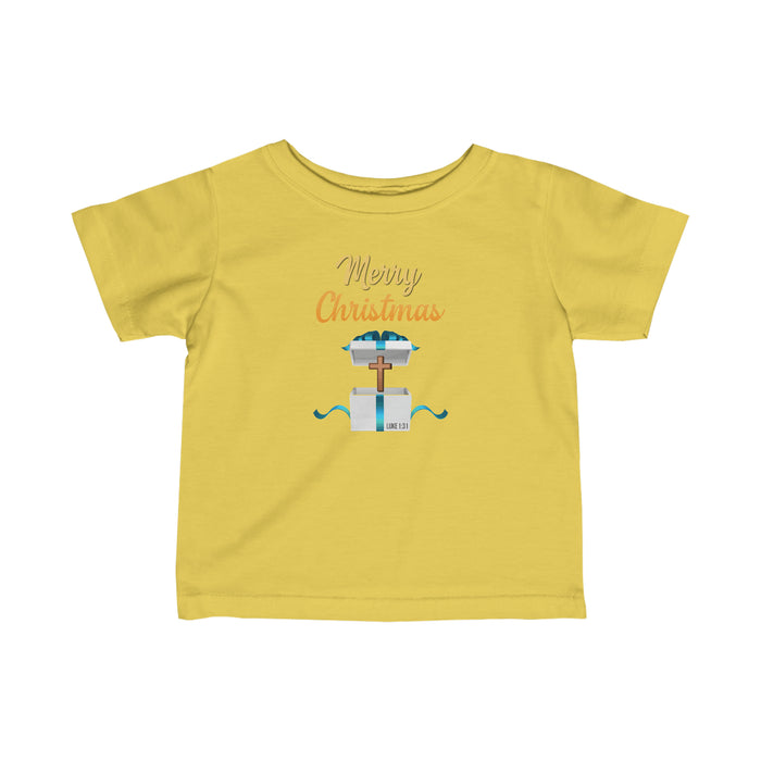 Merry Christmas Infant Fine Jersey Tee