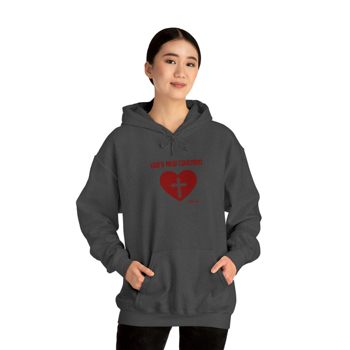 God’s New Covenant Unisex Heavyblend Hooded Sweatshirt