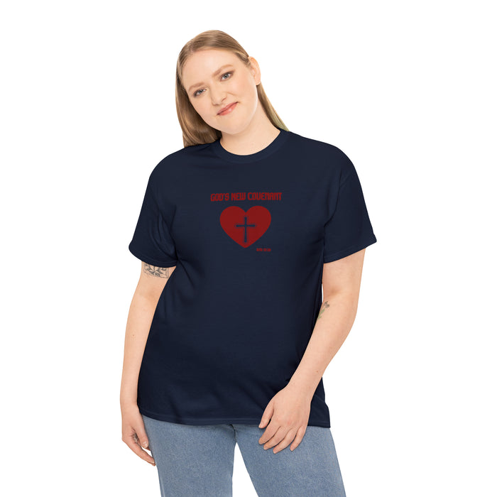 God’s New Covenant Women’s Unisex Heavy Cotton Tee