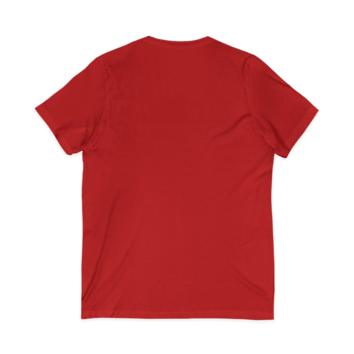 Christian V-Neck Tee "Christ Lives In Me" – Faith Heart T-Shirt