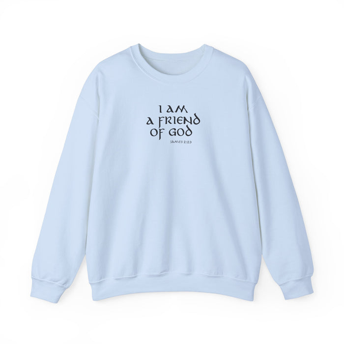 I Am A Friend Of God Women Unisex Heavy Blend™ Crewneck Sweatshirt