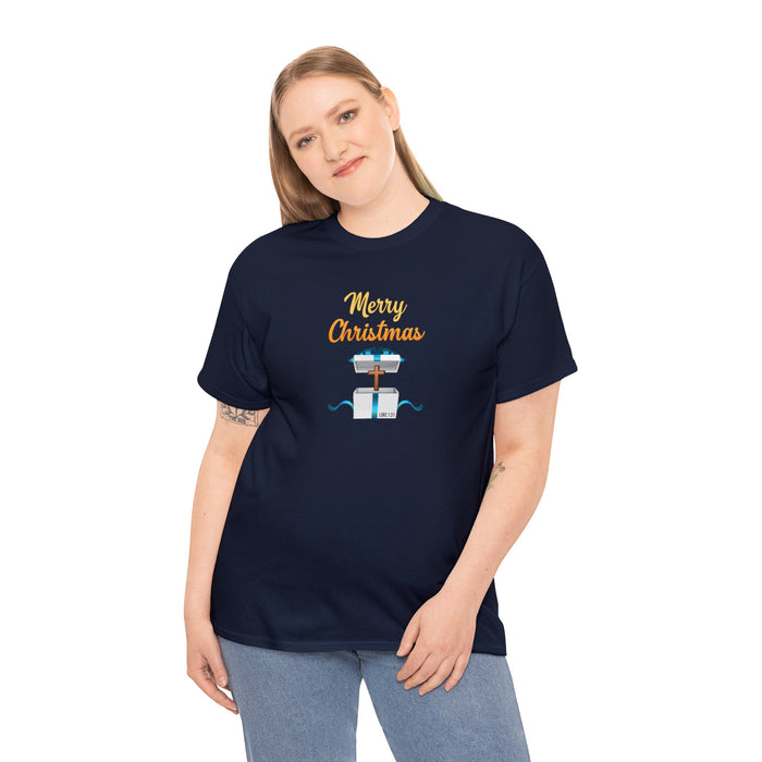 Merry Christmas Women Unisex Heavy Cotton Tee