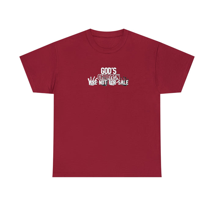 God’s Children are Not for Sale Women’s Unisex Heavy Cotton Tee