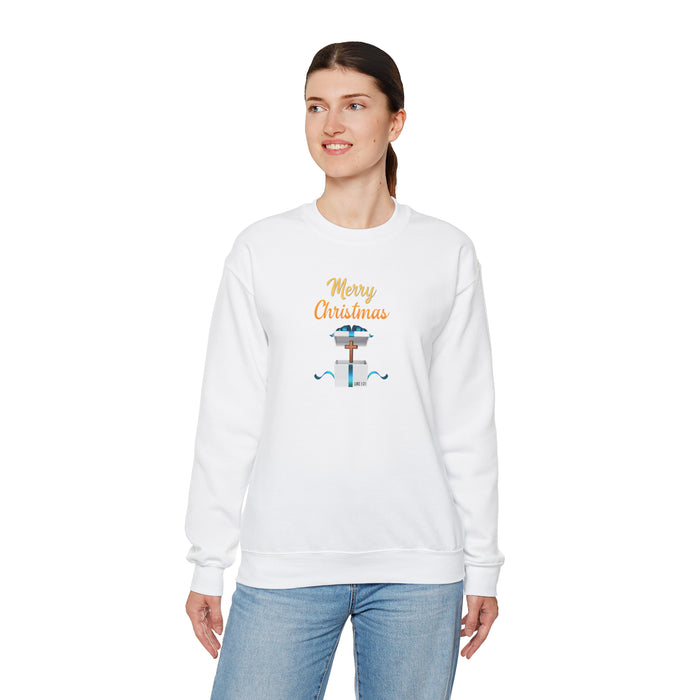 Merry Christmas Women Unisex Heavy Blend™ Crewneck Sweatshirt