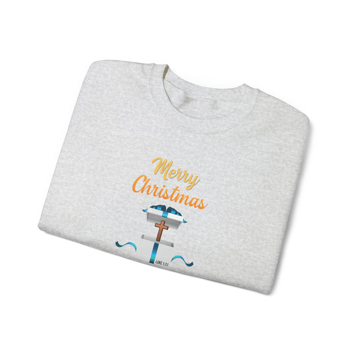 Merry Christmas Men Unisex Heavy Blend™ Crewneck Sweatshirt