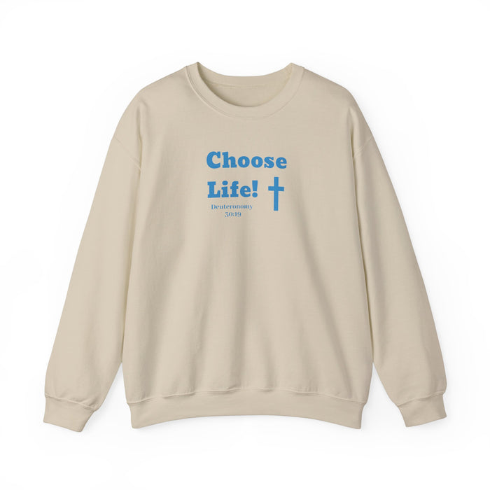 Choose Life 2.0 Men Unisex Heavy Blend™ Crewneck Sweatshirt