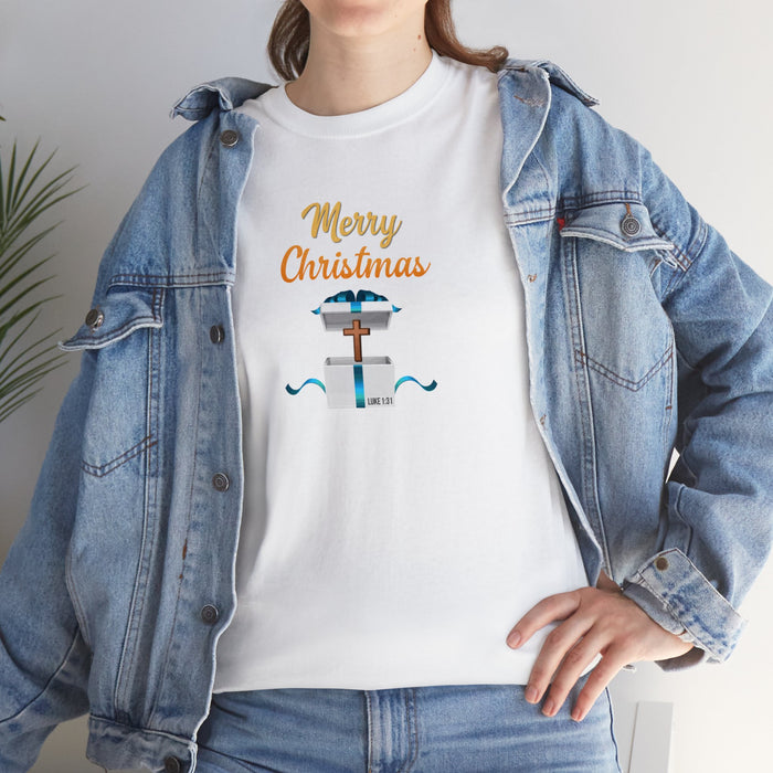 Merry Christmas Women Unisex Heavy Cotton Tee