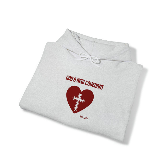 God’s New Covenant Unisex Heavyblend Hooded Sweatshirt