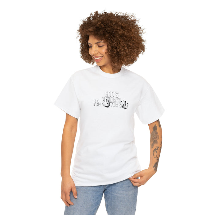 God’s Children are Not for Sale Women’s Unisex Heavy Cotton Tee