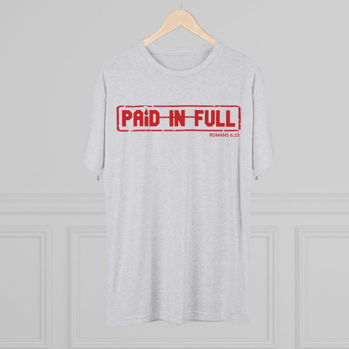 Paid In Full T‑Shirt — Christian Faith Romans 6:23 Tee