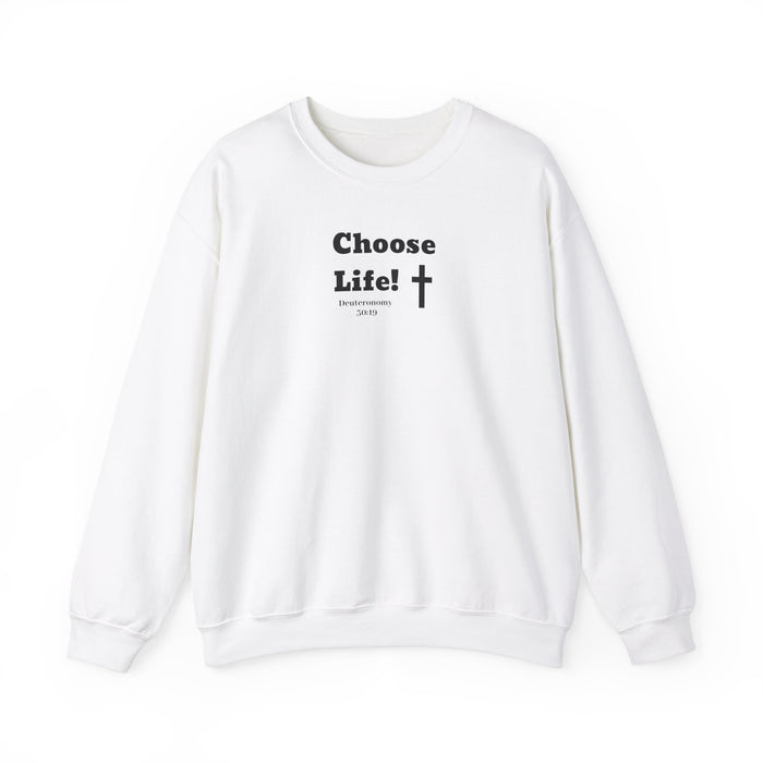 Choose Life 2.0 Men Unisex Heavy Blend™ Crewneck Sweatshirt