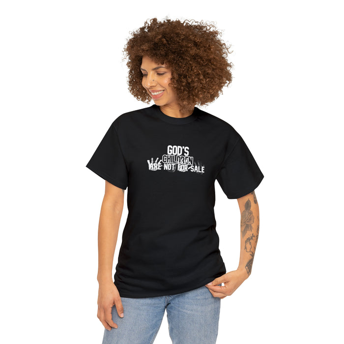 God’s Children are Not for Sale Women’s Unisex Heavy Cotton Tee