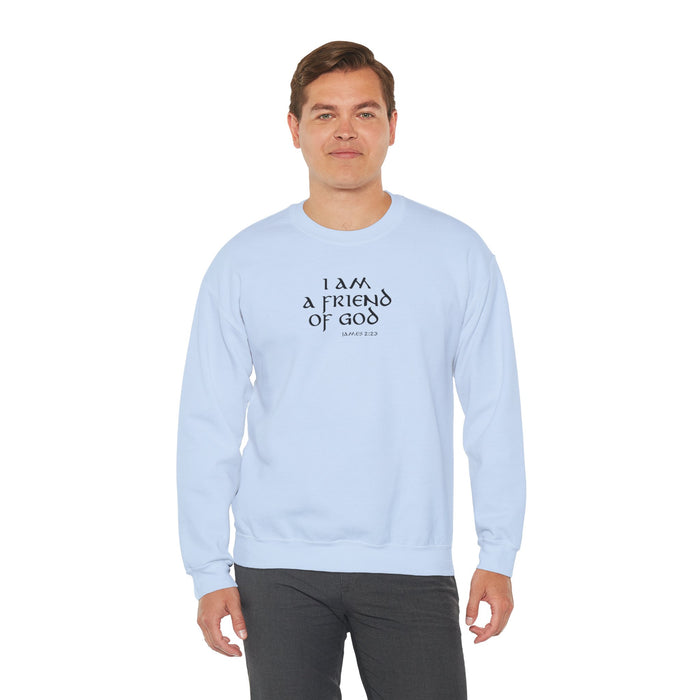 I Am A Friend Of God Women Unisex Heavy Blend™ Crewneck Sweatshirt