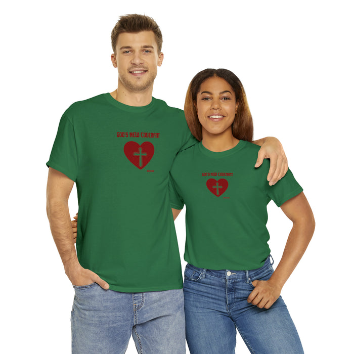 God’s New Covenant Women’s Unisex Heavy Cotton Tee