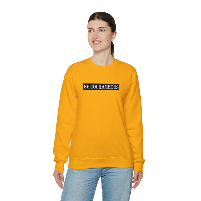 Be Courageous Men Unisex Heavy Blend™ Crewneck Sweatshirt