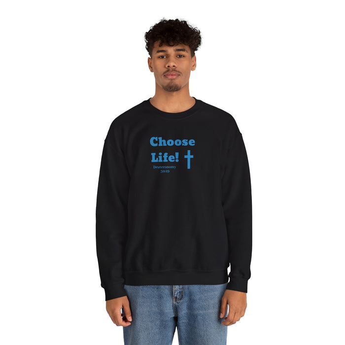 Choose Life 2.0 Men Unisex Heavy Blend™ Crewneck Sweatshirt