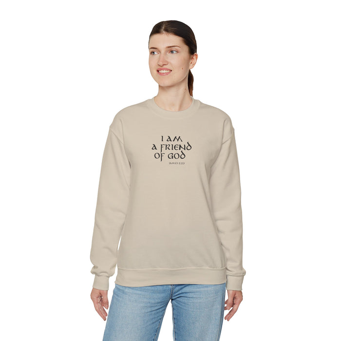 I Am A Friend Of God Men Unisex Heavy Blend™ Crewneck Sweatshirt