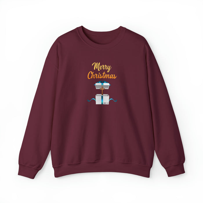 Merry Christmas Men Unisex Heavy Blend™ Crewneck Sweatshirt